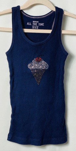 Canotta bambina RUUM con cono gelato lucido taglia XS 5/6