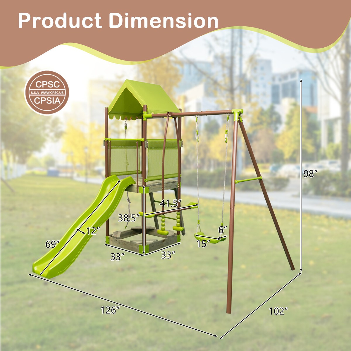Kids Outdoor Play Playground Set Bunnings Slide And Swing Set