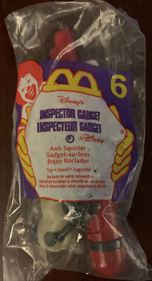 1999 Inspector Gadget McDonalds Happy Meal Toy Right Arm Squirter #6 NEW