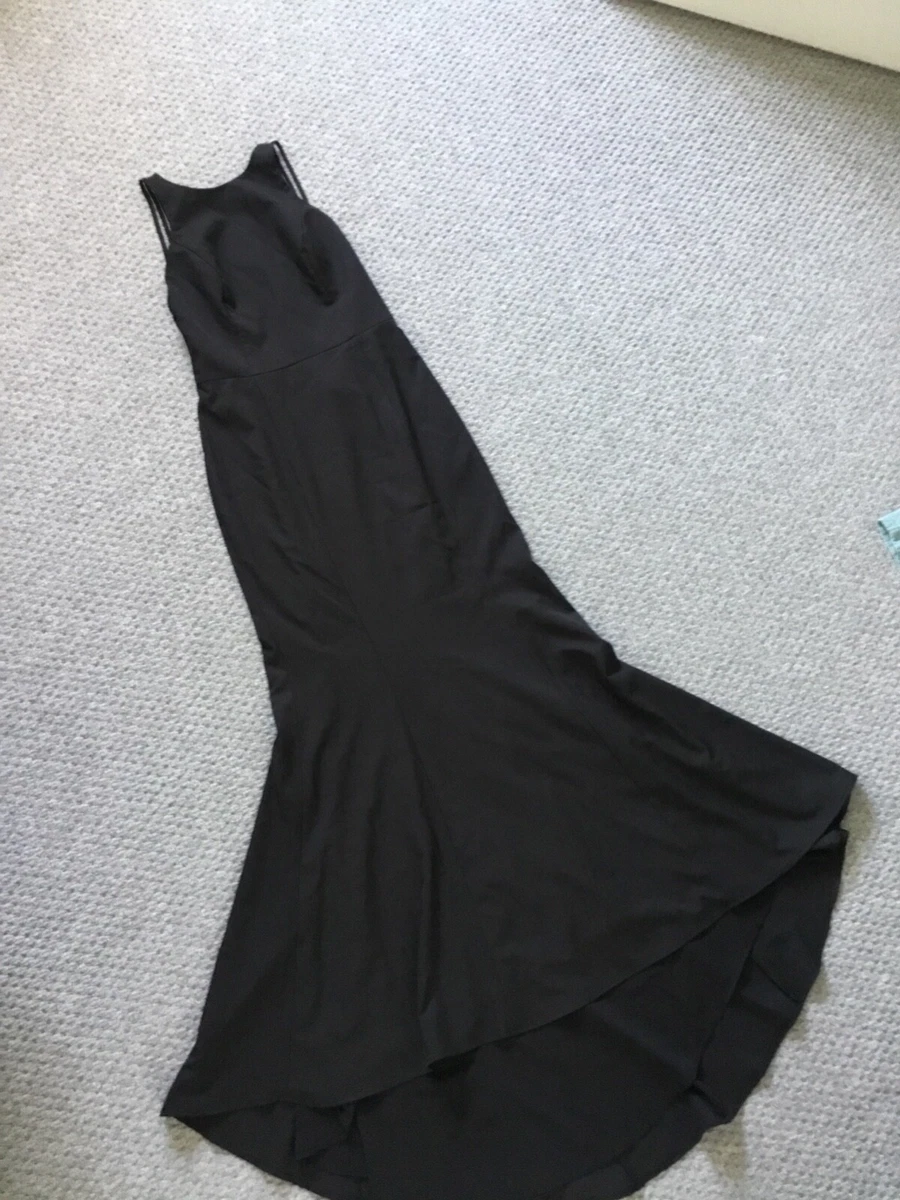 Lipsy black top fishtail dress