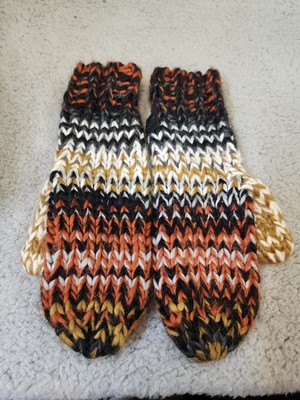 Frye And Co Chunky Womens Knit Mittens Gloves One Size 