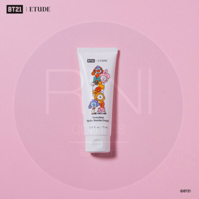 BT21 ETUDE Collaboration SoonJung Hydro Barrier Cream 75ml + Tracking Number