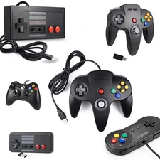 USB SNES /NES/ N64 /USB Xbox 360 /Controller for Windows PC MAC Wired/Wireless