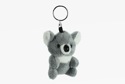 Kuscheltier Koala H 15 cm Schlüssel Anhänger Plüschtier grau 1017154