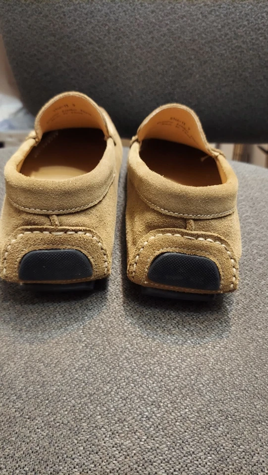 NUEVO BACCO BUCCI STUDIO Stelvio Mocasín Driver Camello Talla 9 Minorista $175 Foto 4 de 4