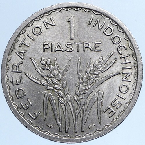 1947 FRENCH INDO-CHINA Antique BIG Coin France Old Republic Piastre Coin i113852 - Picture 2 of 2