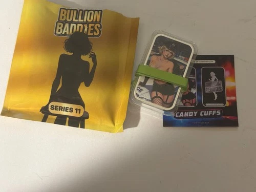 Bullion Baddies Backstage Series 11 Naughty Candy Cuffs 1 Ounce Silver Limited