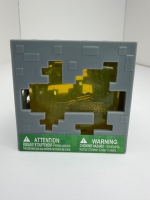Minecraft Jelly Cube Gold Chase 1/48 Real Plated Pickaxe Yellow Squishy Squeeze