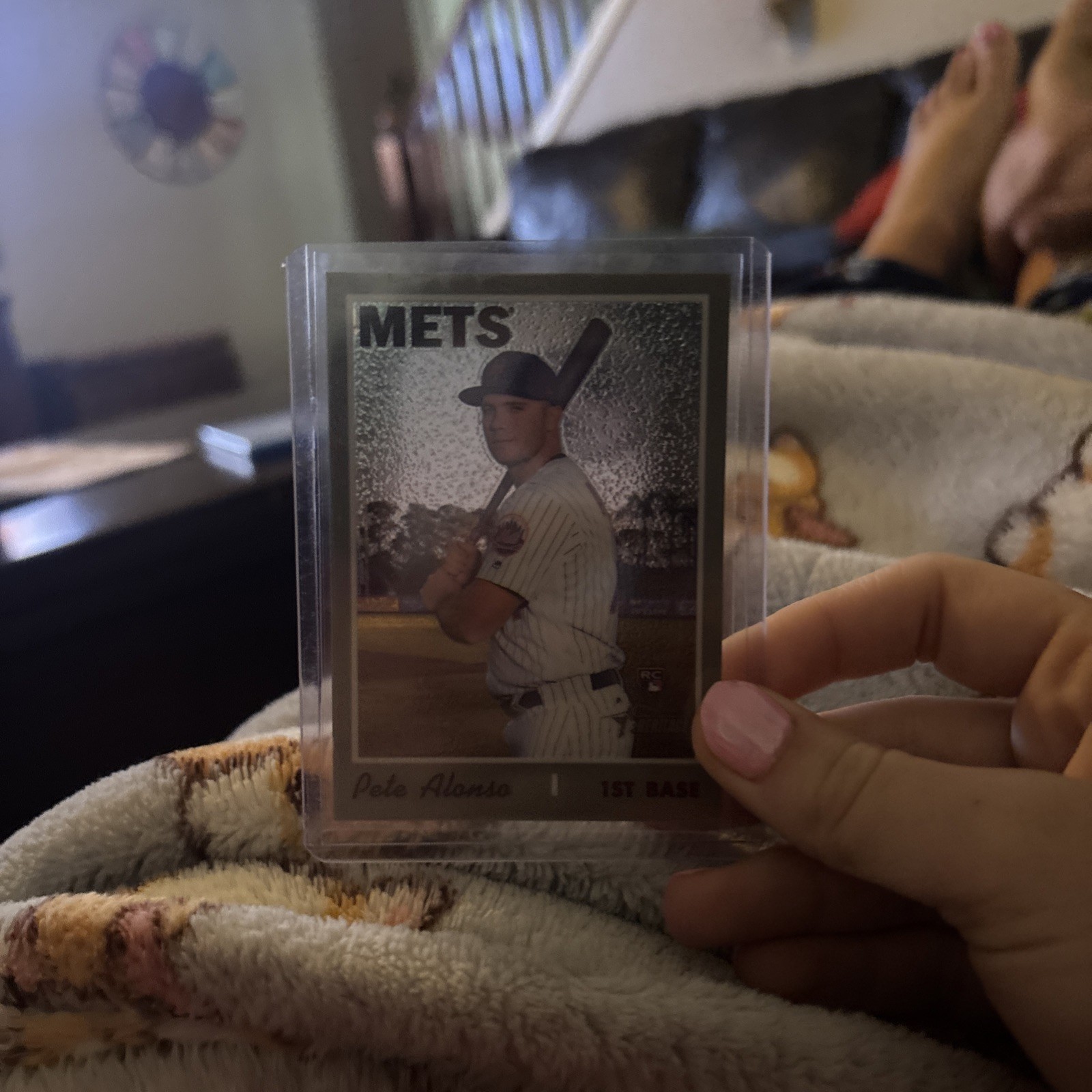 2019 Topps Heritage High Number - Pete Alonso #THC-519 Chrome /999 (RC)