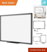 Elegant 36x24 Magnetic Writing Board - Ideal for Classrooms and Presentations