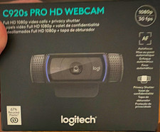 Logitech C920s Pro HD 1080p Webcam 30fps USB 2.0 Autofocus Privacy Shutter