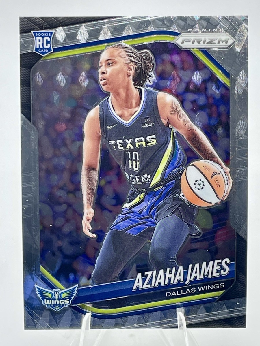 2025 Panini WNBA Prizm Aziaha James Swirl Prizm RC #83 Dallas