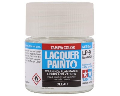 Tamiya LP-9 Clear Lacquer Paint (10ml) [TAM82109]