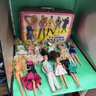 12x Lot RARE Vintage Barbie’s With Fashion Doll Case