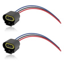 2PCS Female Headlight Pigtail Connector,Headlight Connector Pigtail Fog Light