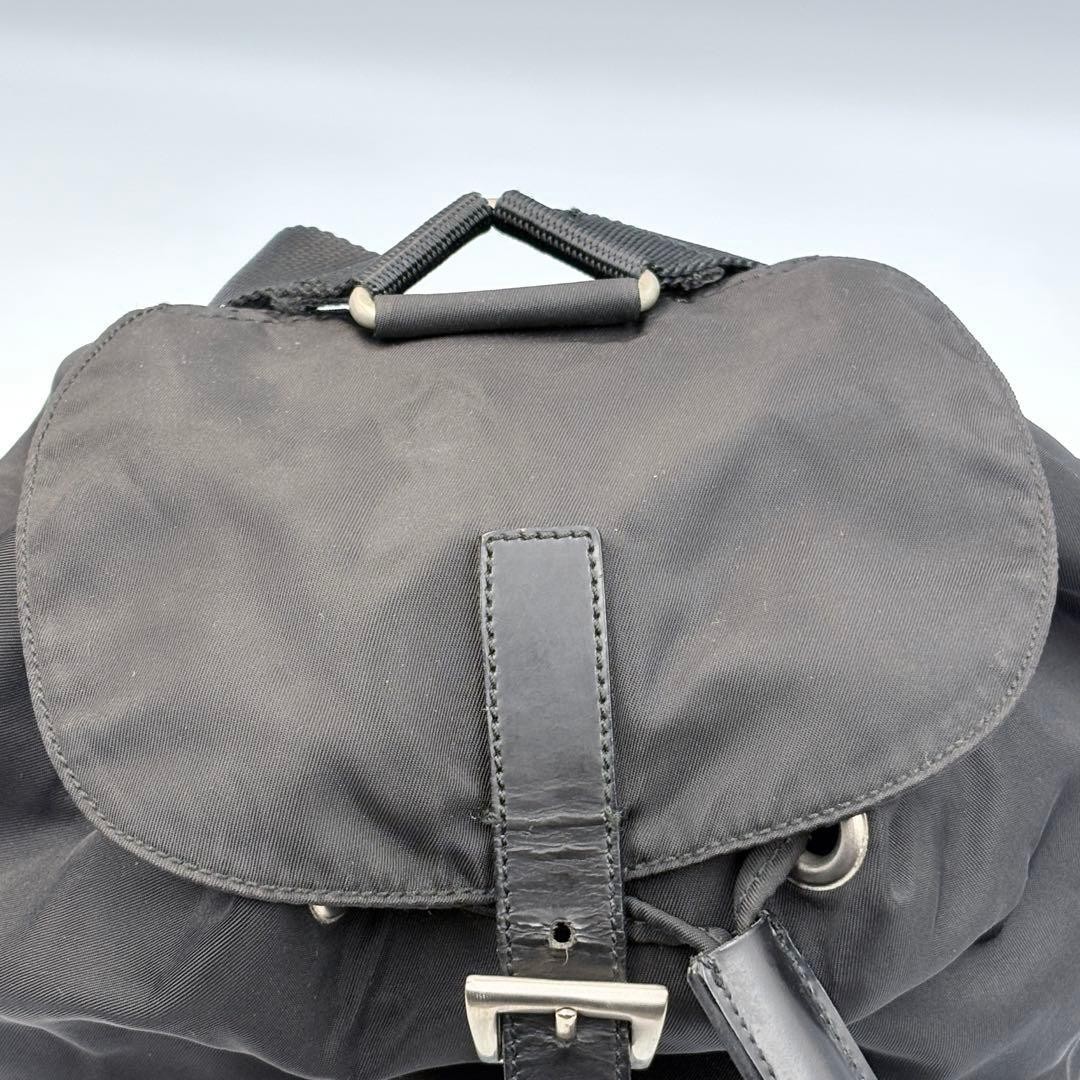 Good Condition PRADA Nylon Classic Mini Backpack Triangle Logo Black from japan thumbnail 6
