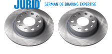 Image of 2x Jurid 562614JC-1 Brake Discs Rear 272mm Fits Audi Cupra Seat Skoda VW 03-25