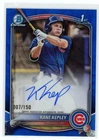 Kane Kepley 2025 Bowman Chrome 1st Auto Blue Wave Refractor /150 #CPA-KK Cubs RC