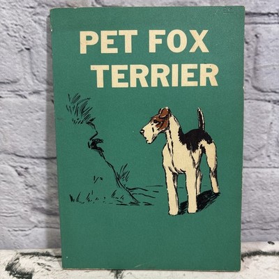 Pet Fox Terrier vintage dog breed book Tilly Beyer 1954