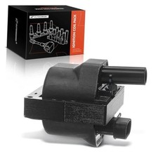 Engine Ignition Coil Pack Compatible with Chevrolet, GMC Models - Black