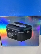 Fiambrera Eléctrica Inalámbrica 34oz Recargable Autocalentador Calentador de Alimentos NEGRO