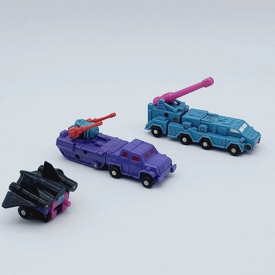 Lot 3 figures Micro Masters Battle Squad Decepticon Transformers G1 Hasbro 1990