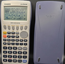 Casio fx-9750GII Graphing Calculator USB Programmable LCD w/ Slide Cover