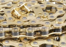 KMC BMX Bicycle Chain S1 (formerly) Z410 1/2" x 1/8" x 112L  - GOLD
