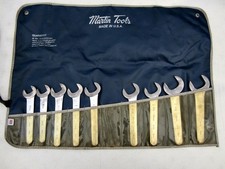 Vintage Martin Tools 9pc Sae Open End Service Wrench Set Sw11k Made In Usa Vintage Martin Tools 9pc Sae Open End Service Wrench Set Sw11k Made In Usa