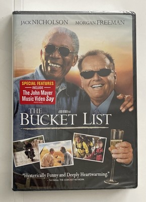 The Bucket List DVD, 2007 Brand New Factory Sealed Jack Nicholson Morgan Freeman