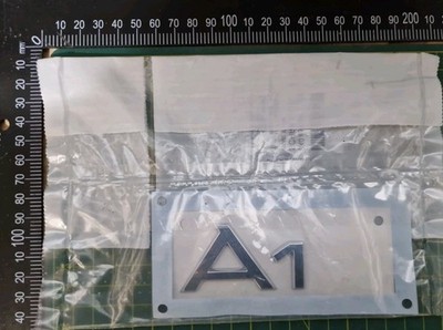 AUDI NEW GENUINE A1 2011-2016 CHROME A1 REAR TRUNK BADGE EMBLEM 8X0853741 2ZZ