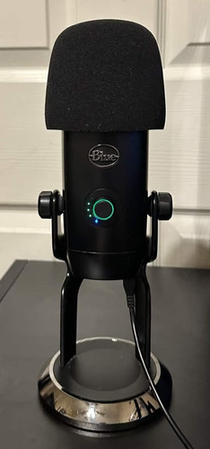 Blue Yeti X Professional USB Condenser Microphone w/ Foam Cover & Cable