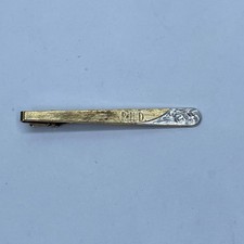 Anson Gold Over Sterling Silver 3" Tie Clip 10.5g