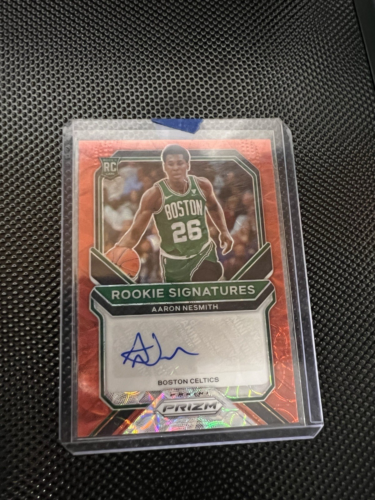 2020-21 Panini Prizm Choice Aaron Nesmith  Red Rookie Signature  RC Auto Pacers