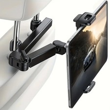 360 Car Back Seat Headrest Mount Tablet Holder for 4-13 Universal iPad Phone