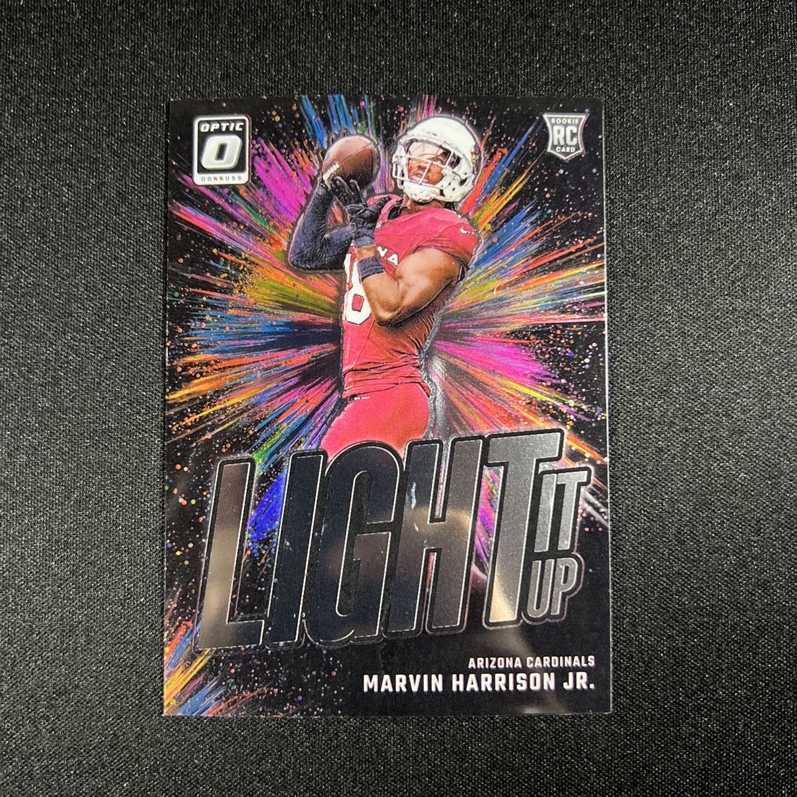 Marvin Harrison Jr 2024 Donruss Optic Football - Light It Up #4 (RC) Cardinals