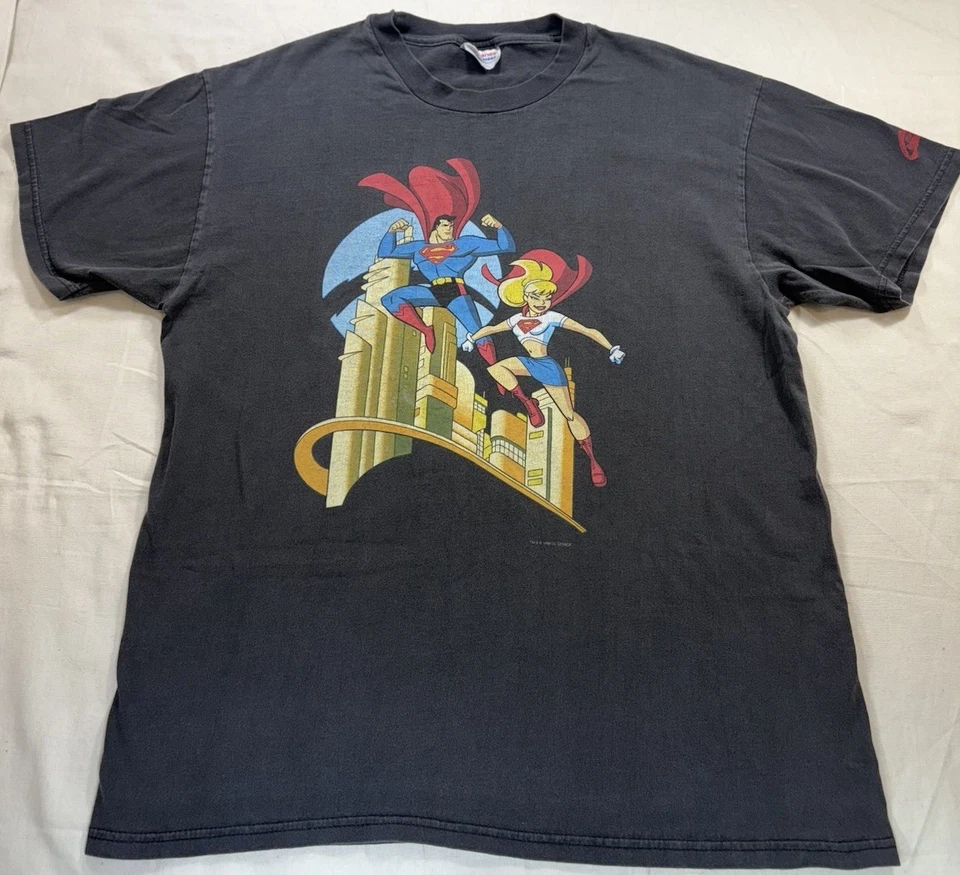 Camisa Superman Vintage 1998 DC Comics Rara Graphitti Diseños Talla Grande Foto 3 de 4