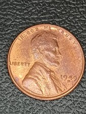 1949 D Lincoln Wheat Cent Bu Red Unc
