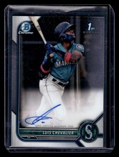 2022 Bowman Chrome #CPA-LC Luis Chevalier Prospect Autographs