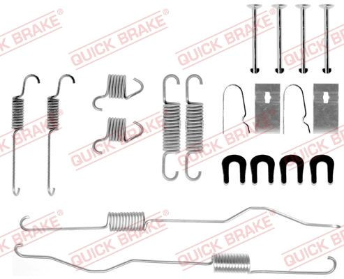 Quick Brake 105-0694 ZubehöRsatz, Bremsbacken FüR Daihatsu-image