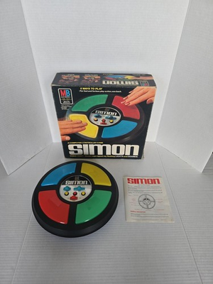 #ad Vintage 1978 Simon Electronic Game Original Box Milton Bradley Complete Working $44.99