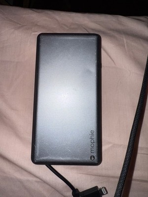 mophie Powerstation Plus XL 10000mAh Micro-USB Lighting Wireless Qi Power Bank