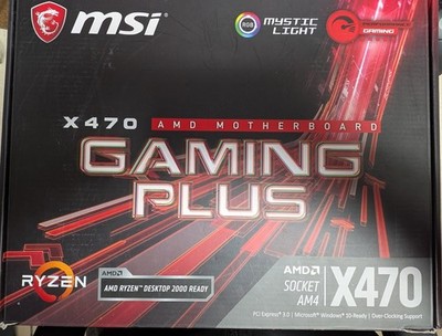 MSI X470 GAMING PLUS AM4 ATX AMD Motherboard