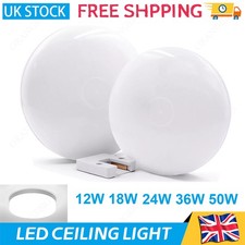 Bright Round LED Ceiling Light Panel Down Lights Living Room Bathroom Wall Lamp