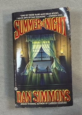 Dan Simmons SUMMER OF NIGHT Warner Vintage 1992 1st Print Paperback Horror