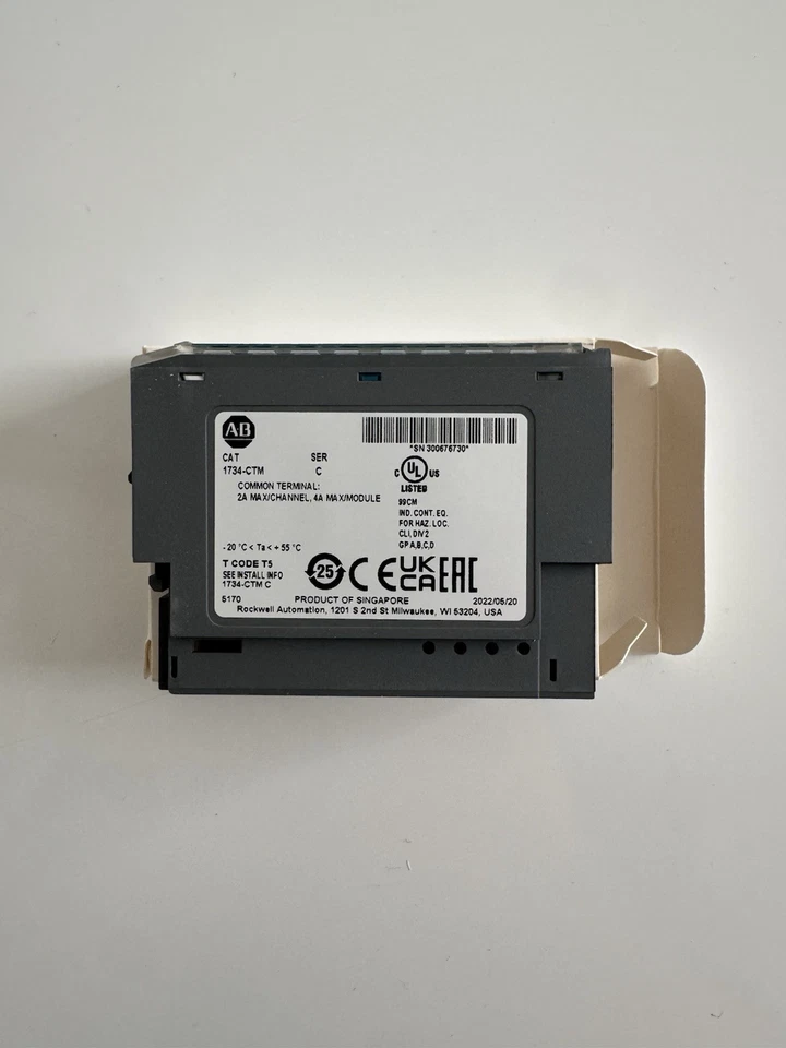 5 PCS AB 1734-CTM Series C Point I/O Common Terminal Module New - Image 2 of 2
