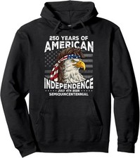 USA 250th Anniversary American Flag Us 4th Of July Unisex Hooded Sweatshirt