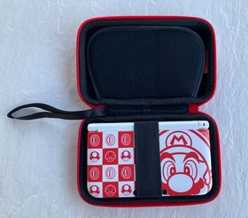 Rare Nintendo 3DS XL Mario White Limited Edition Asian English (ASI) SPR-001