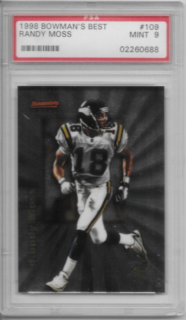 Randy Moss 1998 Bowman Bowman's Best
