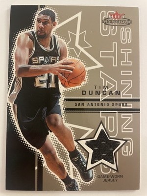 2003-04 Fleer Mystique Shining Stars Patch /250 Tim Duncan SS-TD